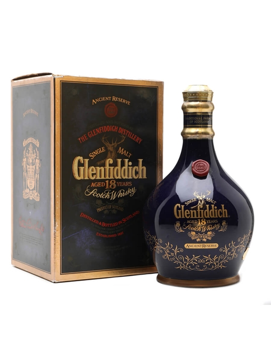 Glenfiddich 18 Year Old / Ancient Reserve / Blue Spode Decanter Speyside Whisky - Speyside Review
