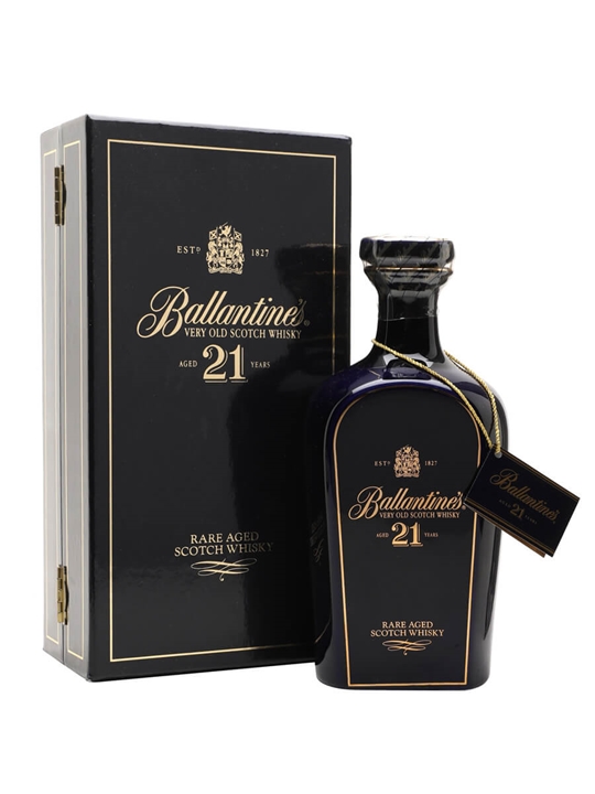 Ballantine's 21 Year Old / Blue Ceramic Decanter Blended Scotch Whisky - Blended Review