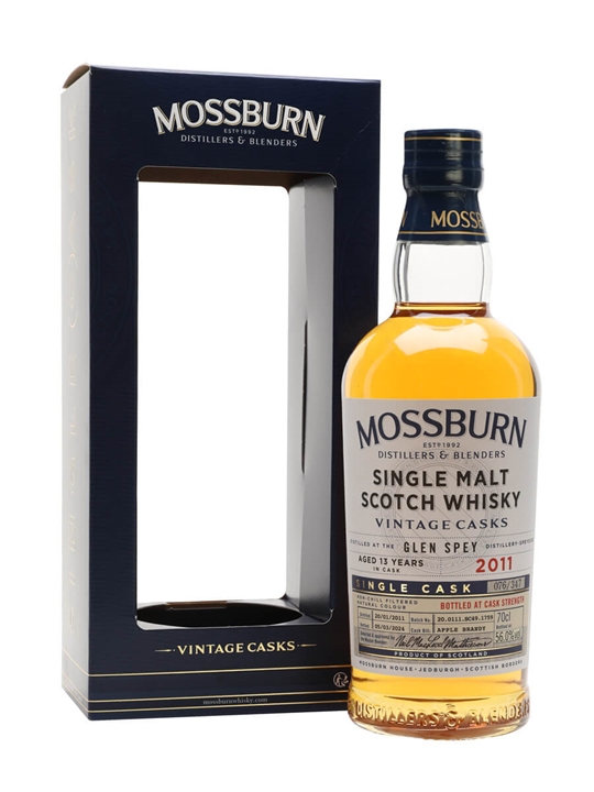 Glen Spey 2011 / 13 Year Old / Apple Brandy Finish / Mossburn Speyside Whisky - Speyside Review
