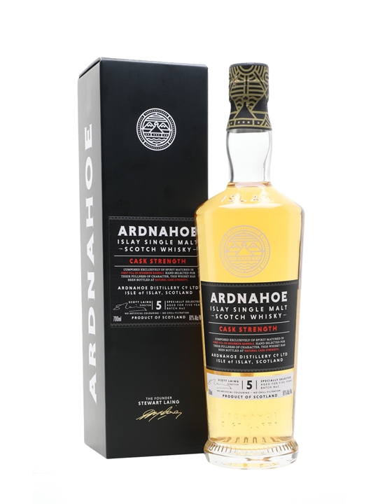 Ardnahoe 5 Year Old Cask Strength Islay Single Malt Scotch Whisky - Single Malt Review