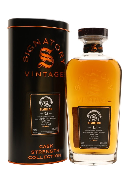 Clynelish 1990 / 35 Year Old / Cask #3505 / Signatory Symington’s Choice Highland Whisky - Bourbon Review