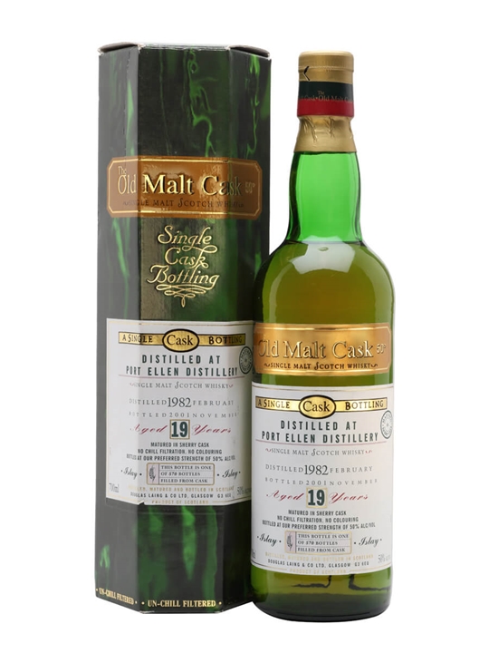 Port Ellen 1982 / 19 Year Old / Sherry Cask / Old Malt Cask Islay Whisky - Islay Review