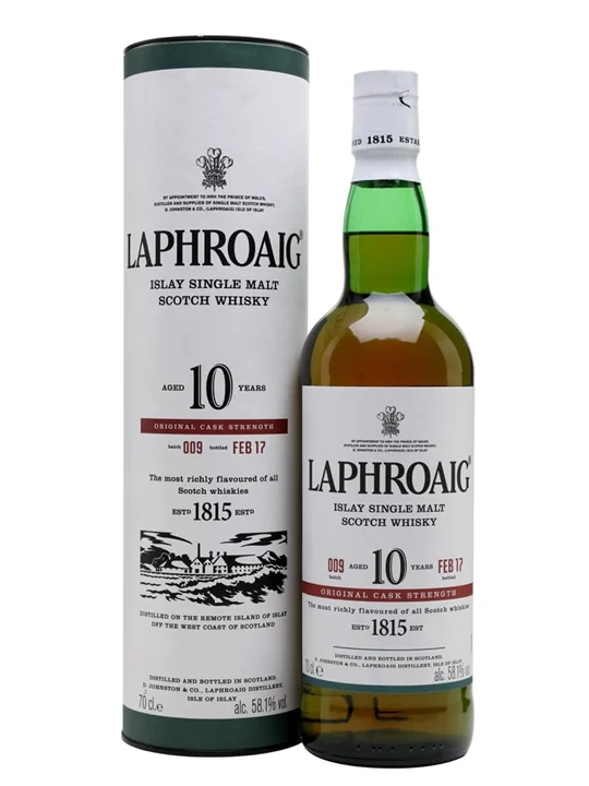 Laphroaig 10 Year Old Cask Strength / Batch 009 / Bot.2017 Islay Whisky - Islay Review
