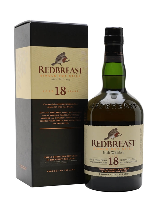 Redbreast 18 Year Old Single Pot Still Irish Whiskey - Irish Review