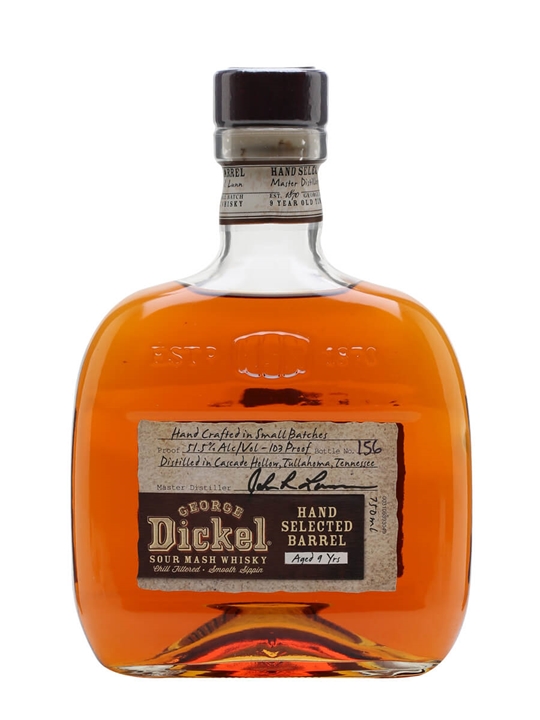 George Dickel 9 Year Old / Hand Selected Barrel Tennessee Whiskey - Tennessee Review