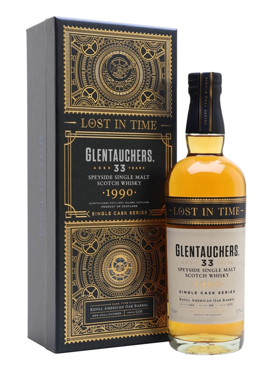 Glentauchers 1990 / 33 Year Old / Cask 5218 / Lost In Time Series Speyside Whisky - Single Malt Review