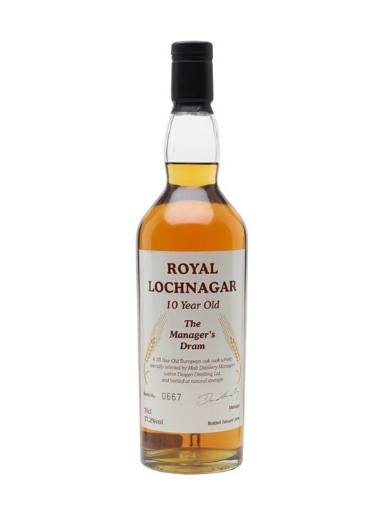 Royal Lochnagar 10 Year Old / Bot.2006 / Manager's Dram Highland Whisky - Highland Review