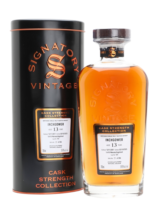 Inchgower 2011 / 13 Year Old / Cask 101 / Signatory Cask Strength Speyside Whisky - Speyside Review