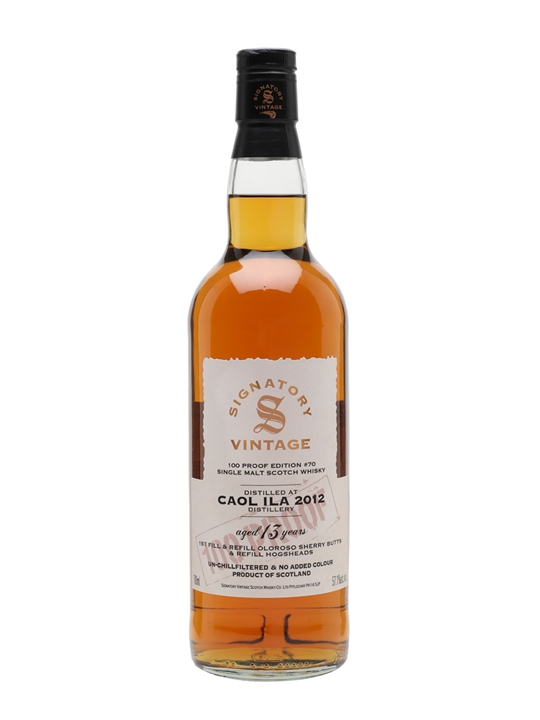 Caol Ila 2012 / 13 Year Old / Signatory 100 Proof Edition 70 Islay Whisky - Single Malt Review