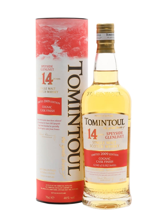 Tomintoul 2009 / 14 Year Old / Cognac Finish Speyside Whisky - Bourbon Review