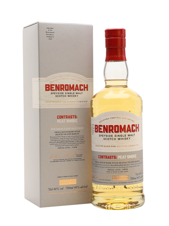 Benromach Contrasts: Peat Smoke Bourbon 2014 Speyside Whisky - Bourbon Review