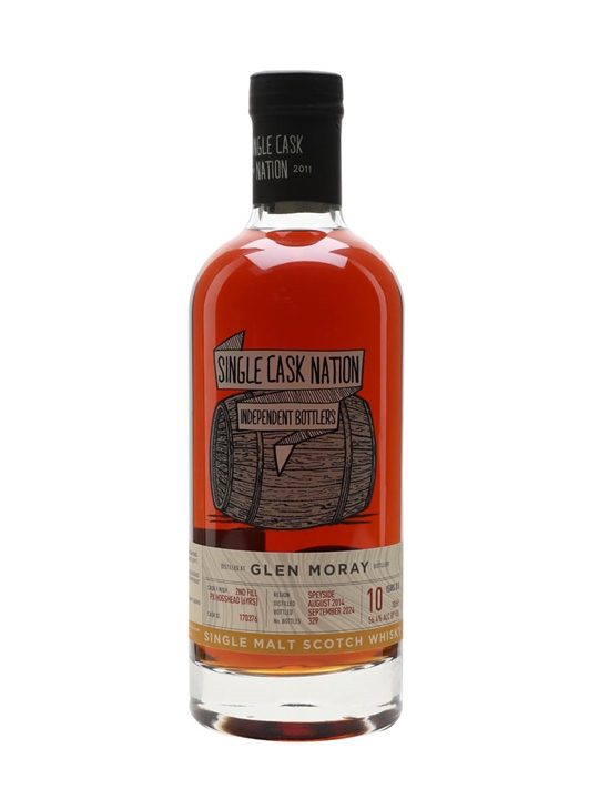 Glen Moray 2014 / 10 Year Old / PX Cask / Single Cask Nation Speyside Whisky - Speyside Review