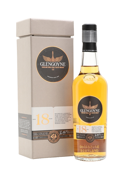 Glengoyne 18 Year Old / Small Bottle Highland Whisky - Highland Review