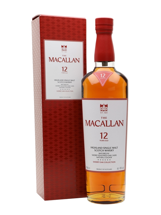 Macallan 12 Year Old Sherry Oak Speyside Single Malt Scotch Whisky - Single Malt Review