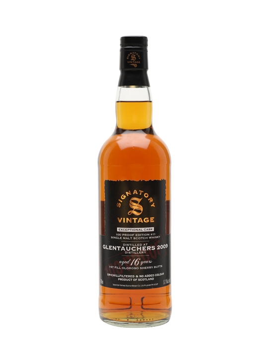 Glentauchers 2009 / 16 Year Old / 100 Proof Exceptional Edition 11 / Signatory Speyside Whisky - Speyside Review