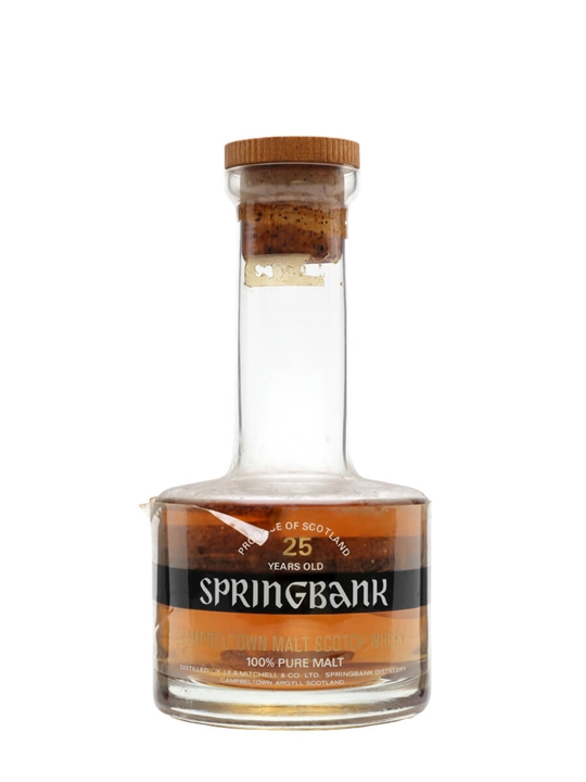 Springbank 25 Year Old / Bot.1970s Campbeltown Whisky - Campbeltown Review