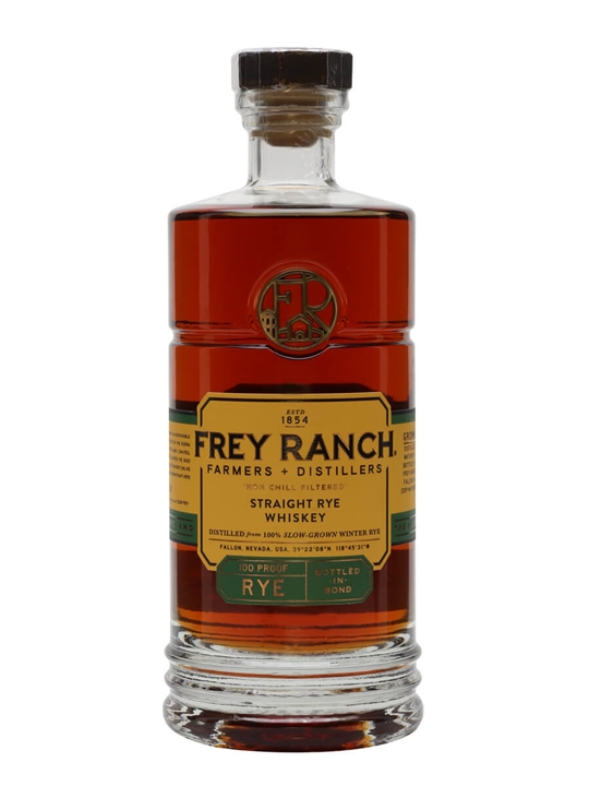 Frey Ranch Bottled in Bond Rye Straight Rye Whiskey - Rye Review