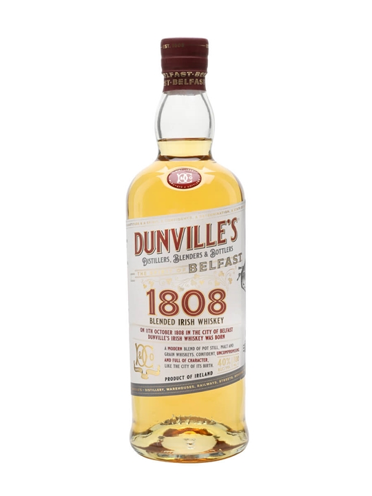 Dunville's 1808 Blended Irish Whiskey Blended Irish Whiskey - Irish Review