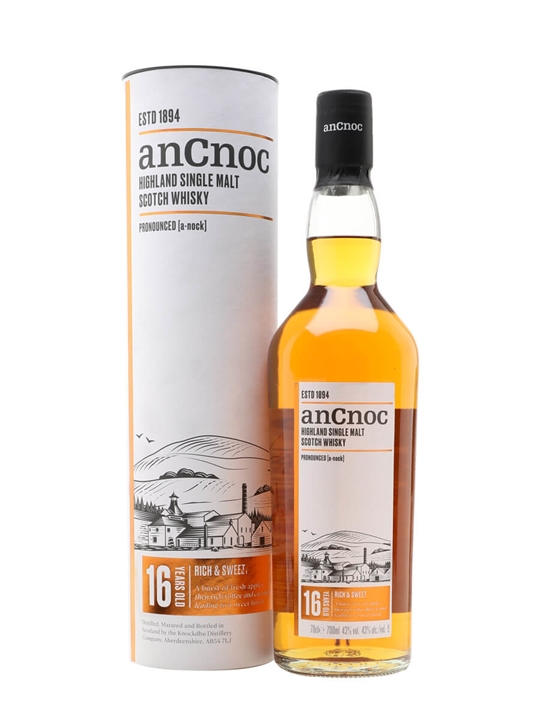 AnCnoc 16 Year Old Highland Single Malt Scotch Whisky - Single Malt Review