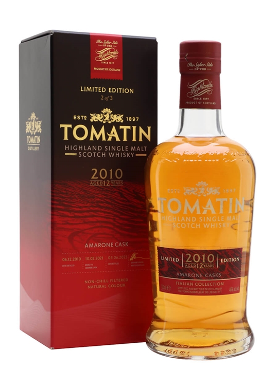 Tomatin 2010 / Amarone Finish / Italian Collection Highland Whisky - Single Malt Review