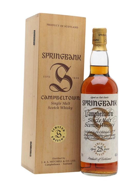 Springbank 25 Year Old / Sherry Cask / Millennium Series Campbeltown Whisky - Campbeltown Review