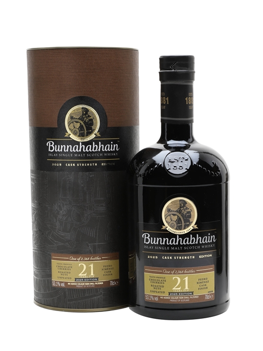 Bunnahabhain 21 Year Old Cask Strength / 2025 Release Islay Whisky - Islay Review