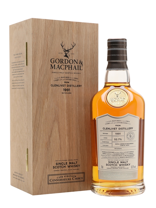 Glenlivet 1991 / 34 Year Old / Cask #48301 / Connoisseurs Choice Speyside Whisky - Speyside Review