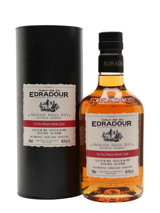 Edradour 2012 / 13 Year Old / Michael Eppan Pinot Noir Highland Whisky - Highland Review