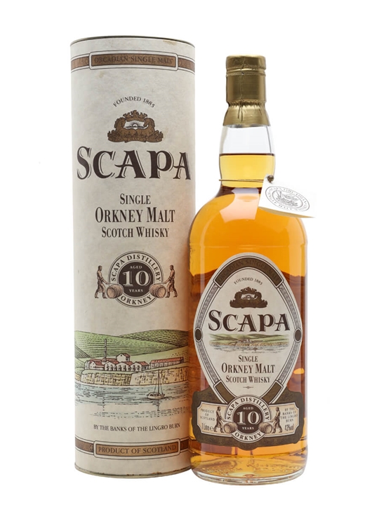 Scapa 10 Year Old / Bot.1990s / Litre Island Single Malt Scotch Whisky - Single Malt Review