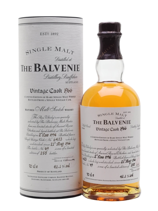 Balvenie 1966 / 32 Year Old / Cask #6423 Speyside Whisky - Speyside Review