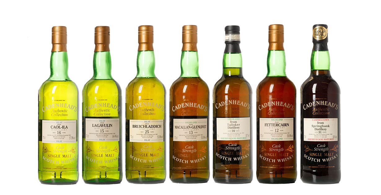 Seven Classic Cadenheads Available on The Whiskey Wash Shop - American Review