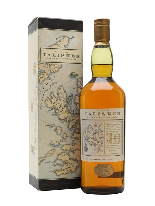 Talisker 10 Year Old / Map Label Island Single Malt Scotch Whisky - Single Malt Review