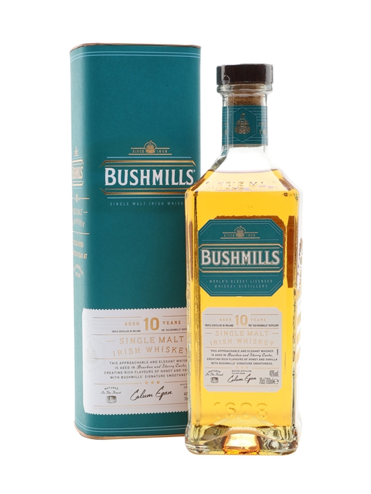 Bushmills 10 Year Old Single Malt Irish Single Malt Whiskey - Single Malt Review