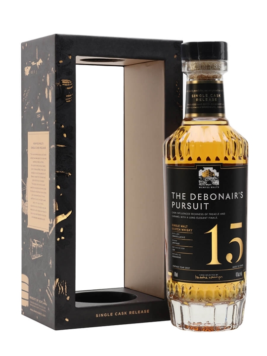 Craigellachie 2007 / 15 Year Old / The Debonair's Pursuit / Wemyss Speyside Whisky - Speyside Review