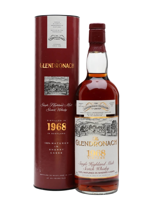 Glendronach 1968 / 25 Year Old / Bot.1993 / Sherry Cask Highland Whisky - Single Malt Review