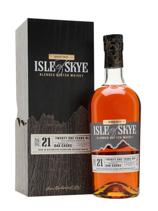 Isle of Skye 21 Year Old Blended Whisky Blended Scotch Whisky - Single Malt Review