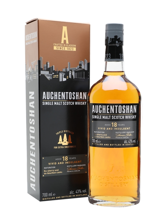 Auchentoshan 18 Year Old Lowland Single Malt Scotch Whisky - Single Malt Review