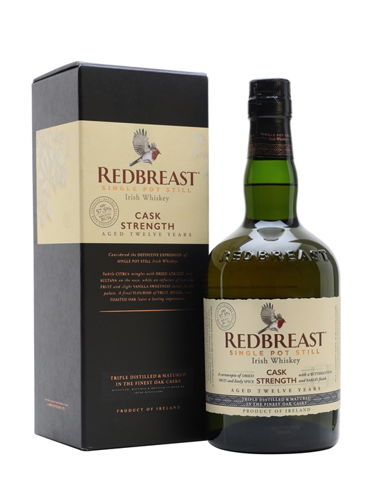 Redbreast 12 Year Old Cask Strength Single Pot Still Irish Whiskey - Bourbon Review