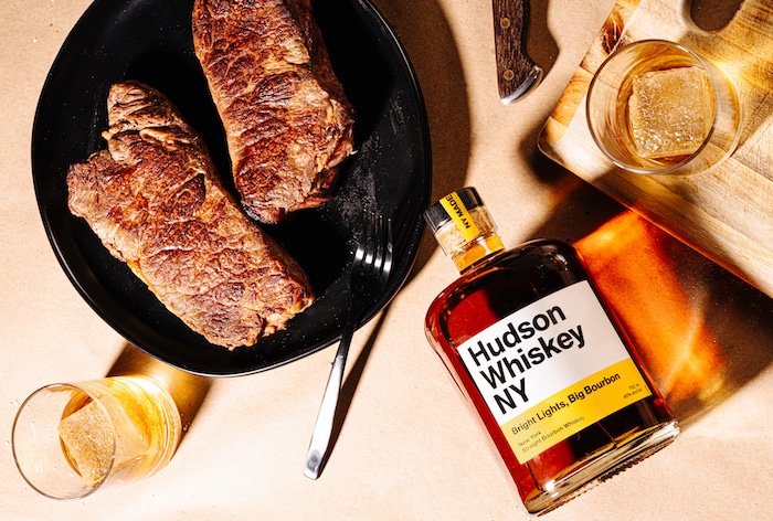 Hudson Whiskey Collaborates On A Whiskey-Aged Steak Kit - American Review