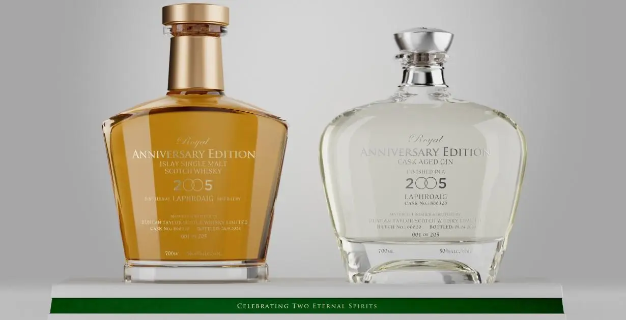 Duncan Taylor Gifts Royal Couple Anniversary Whiskey & Gin Pairing - American Review