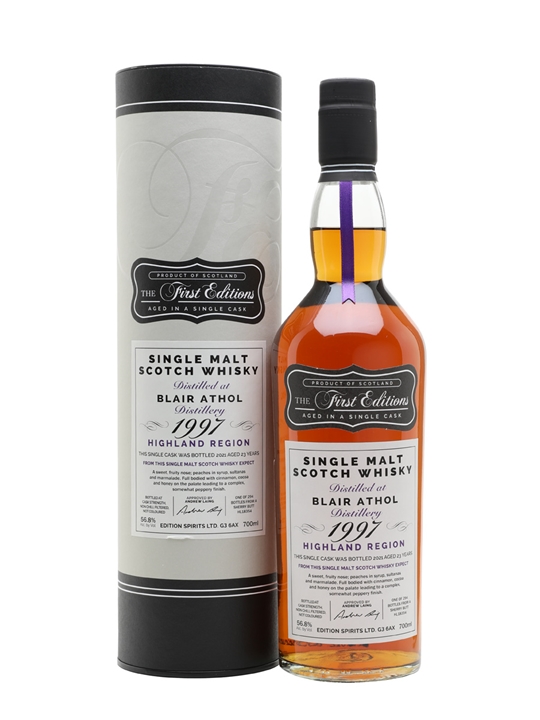 Blair Athol 1997 / 23 Year Old / Sherry Finish / First Editions Highland Whisky - Highland Review