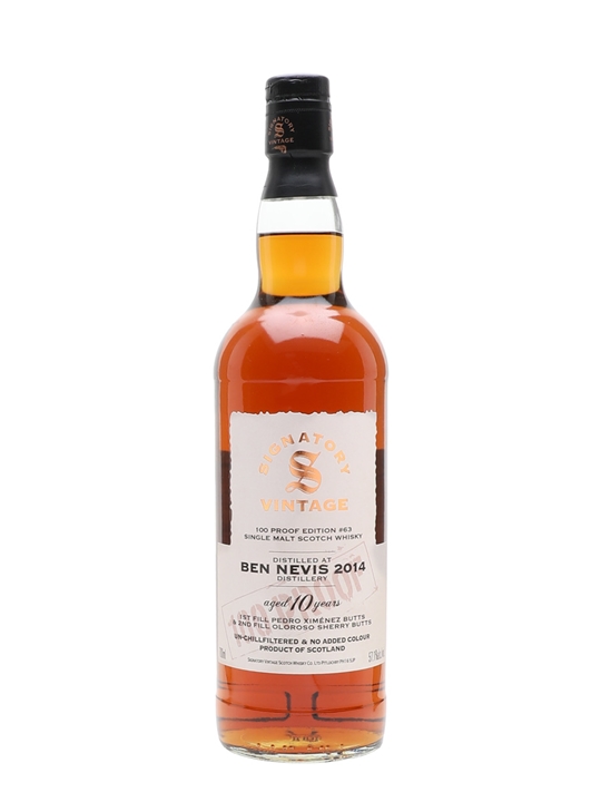 Ben Nevis 2014 / 10 Year Old / Signatory 100 Proof Edition 63 Highland Whisky - Highland Review
