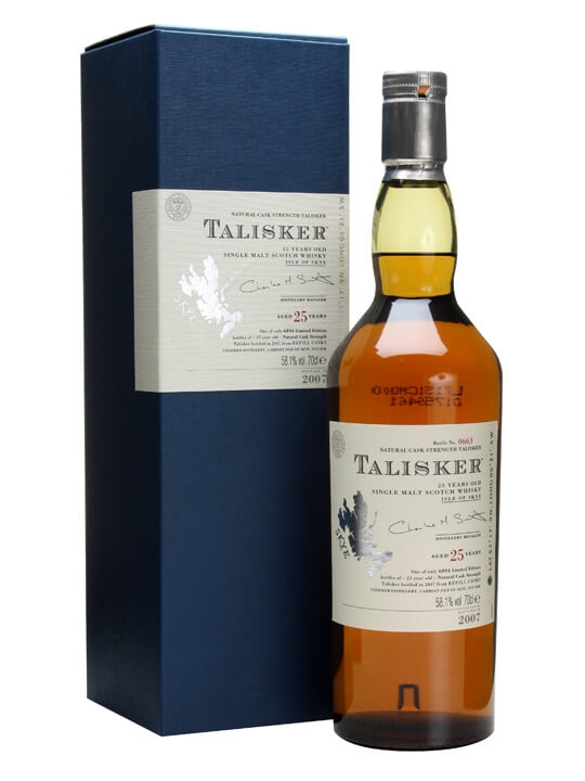 Talisker 25 Year Old / Bot.2007 Island Single Malt Scotch Whisky - Single Malt Review