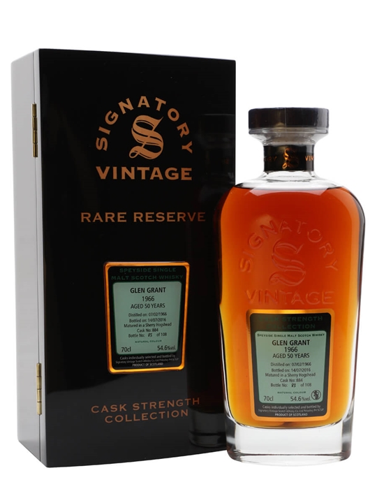 Glen Grant 1966 / 50 Year Old / Sherry Cask / Signatory Speyside Whisky - Single Malt Review