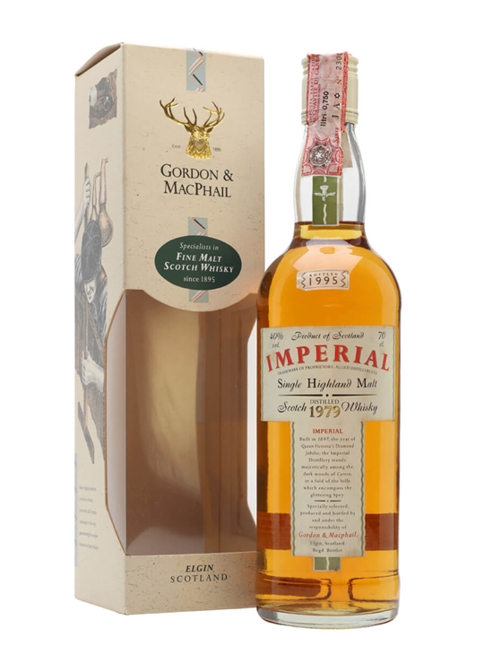 Imperial 1979 / Bot.1995 / Gordon & Macphail Speyside Whisky - Speyside Review