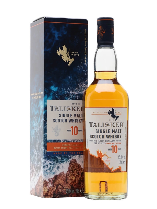 Talisker 10 Year Old / Small Bottle Island Single Malt Scotch Whisky - Single Malt Review