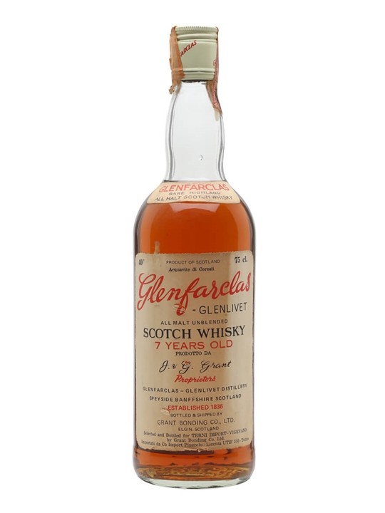 Glenfarclas-Glenlivet 7 Year Old / Bot.1970s Speyside Whisky - Speyside Review