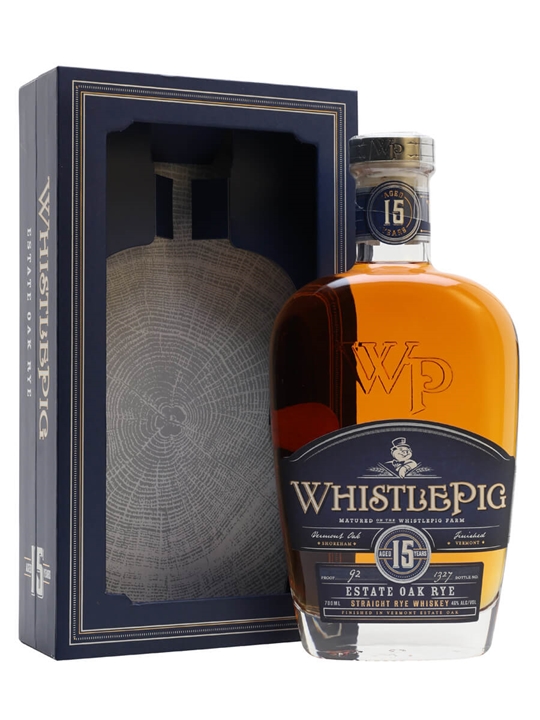 WhistlePig 15 Year Old Estate Oak Rye Whiskey Straight Rye Whiskey - Rye Review