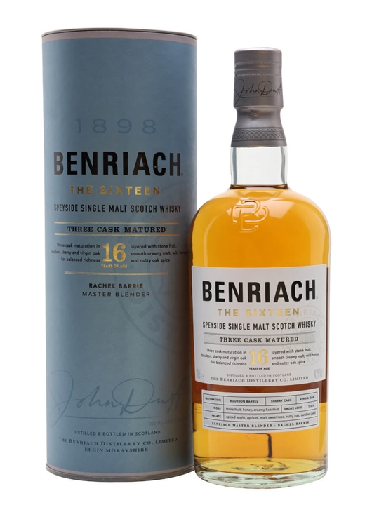 Benriach The Sixteen / 16 Year Old Speyside Single Malt Scotch Whisky - Single Malt Review