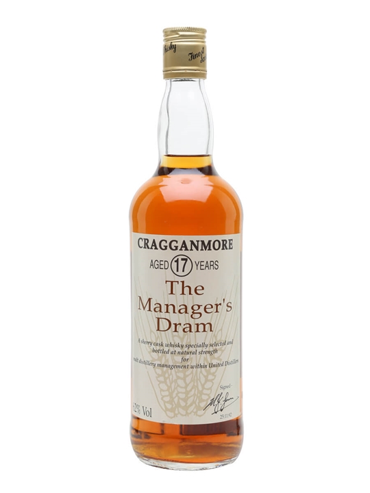 Cragganmore 17 Year Old / Bot.1992 / Manager's Dram Speyside Whisky - Speyside Review